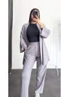 Anna Kimono Takım - Gri