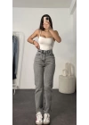 Aria Boyfit Mom Jean - Gri