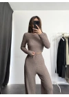 Ariel Basic Crop Takım - Vizon