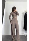 Ariel Basic Crop Takım - Vizon