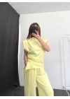 Asimetrik Drapeli Takım - Sarı