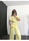 Asimetrik Drapeli Takım - Sarı