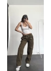 Bağcıklı Kargo Jean