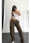 Bağcıklı Kargo Jean