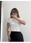 Basic Crop - Beyaz