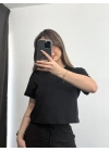 Basic Crop - Siyah