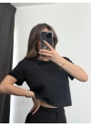 Basic Crop - Siyah