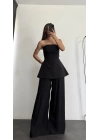 Bella Straplez Takım - Siyah