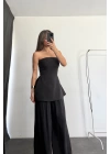 Bella Straplez Takım - Siyah