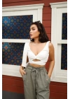Belly Crop - Beyaz