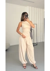 Beth Şalvar Takım - Bej