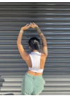 Beverly Crop - Beyaz