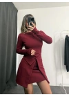 Bonita Tasarım Elbise - Bordo