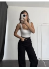 Bonn Wide Leg Jean - Siyah