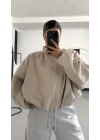 Bonne Oversize Ceket - Bej