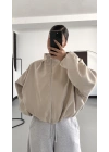 Bonne Oversize Ceket - Bej