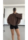 Bonne Oversize Ceket - Kahve