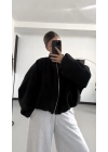 Bonne Oversize Ceket - Siyah