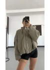 Bonne Oversize Ceket - Yeşil