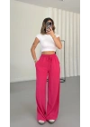 Britney Keten Pantolon - Fuşya