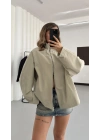 Buffy Bomber Ceket - Çağla Yeşili