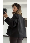 Buffy Bomber Ceket - Siyah