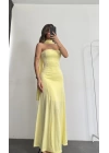Camellia Şal Detay Elbise - Sarı