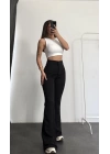 Carla İspanyol Pantolon - Siyah