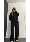 Carmen Taşlı Sweat Takım - Siyah
