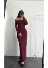 Cate Madonna Elbise - Bordo