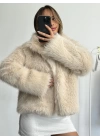 Celin Peluş Kürk - Taş