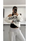 Chicago Atlet Detaylı Sweatshirt - Beyaz