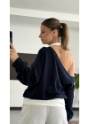 Chicago Atlet Detaylı Sweatshirt - Lacivert