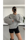Chris Basic Triko Kazak - Gri