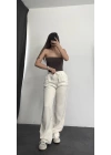 Cisa Gabardin Pantolon - Beyaz