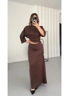 Claire Etekli Takım - Kahve