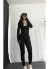 Corinna Tayt Takım - Siyah