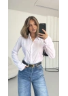 Daisy Casual Gömlek - Beyaz