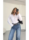 Daisy Casual Gömlek - Beyaz