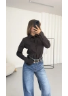 Daisy Casual Gömlek - Siyah