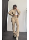 Darcy İspanyol Eşofman Takımı - Bej