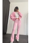 Darcy İspanyol Eşofman Takımı - Pembe