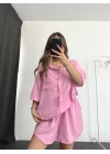 Dolphin Şortlu Takım - Pembe