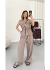 Dora Yelekli Takım - Bej