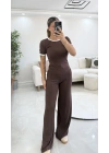 Elsie Biyeli Basic Takım - Kahve