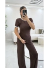 Elsie Biyeli Basic Takım - Kahve