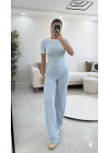 Elsie Biyeli Basic Takım - Mavi