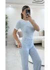 Elsie Biyeli Basic Takım - Mavi