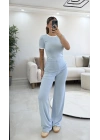 Elsie Biyeli Basic Takım - Mavi