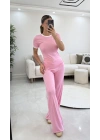 Elsie Biyeli Basic Takım - Pembe